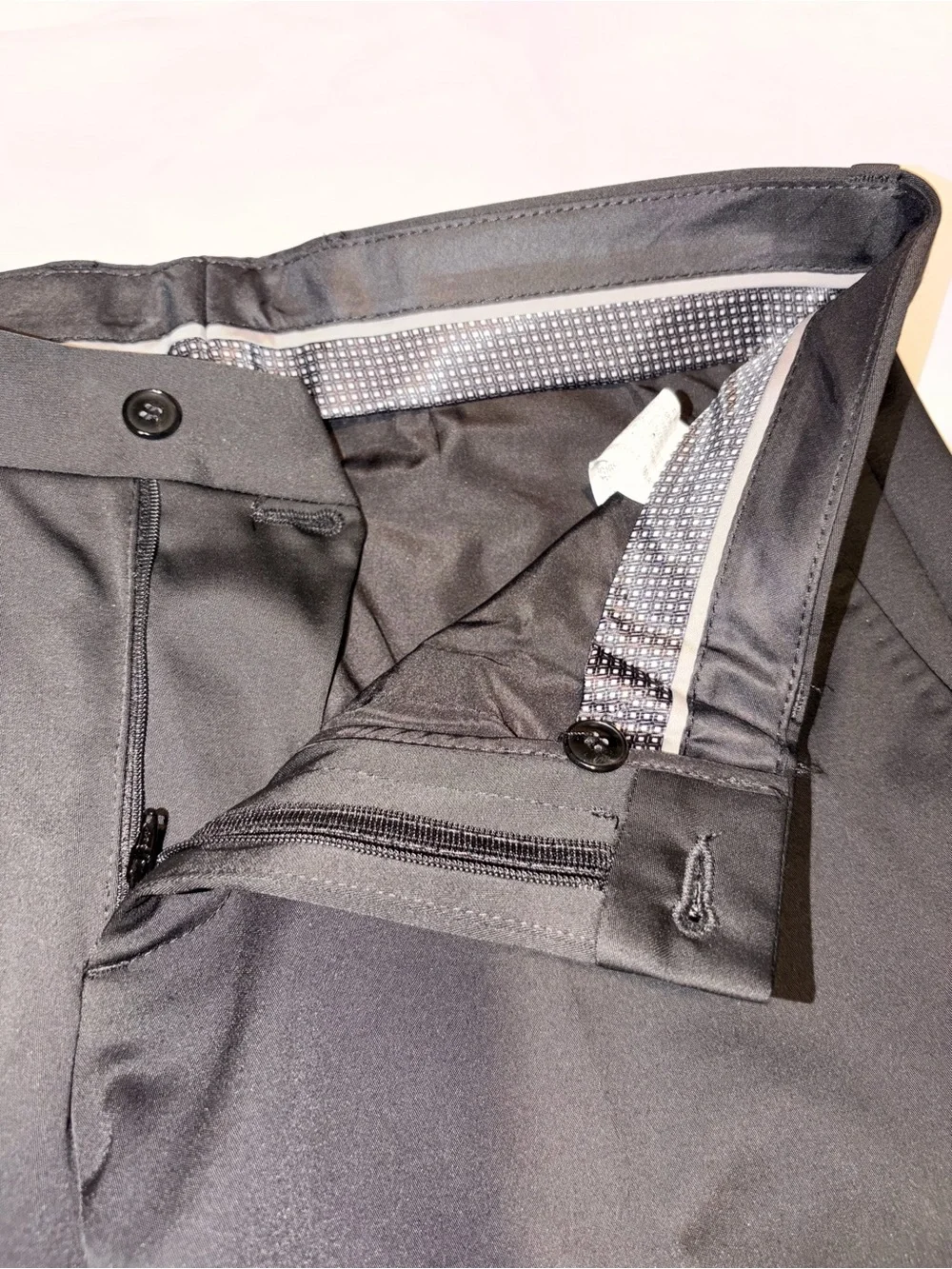 Zara Man Two-Button Black Suit Jacket (36R) & Trousers (31x30) Set Romania Made